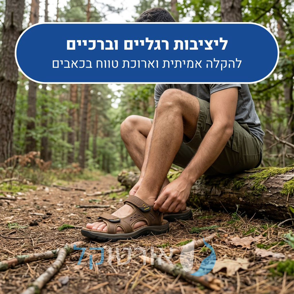 OrtoKal Adventure Sandals - Orthopedic Leather Sandals for Foot Pain Relief & Travel