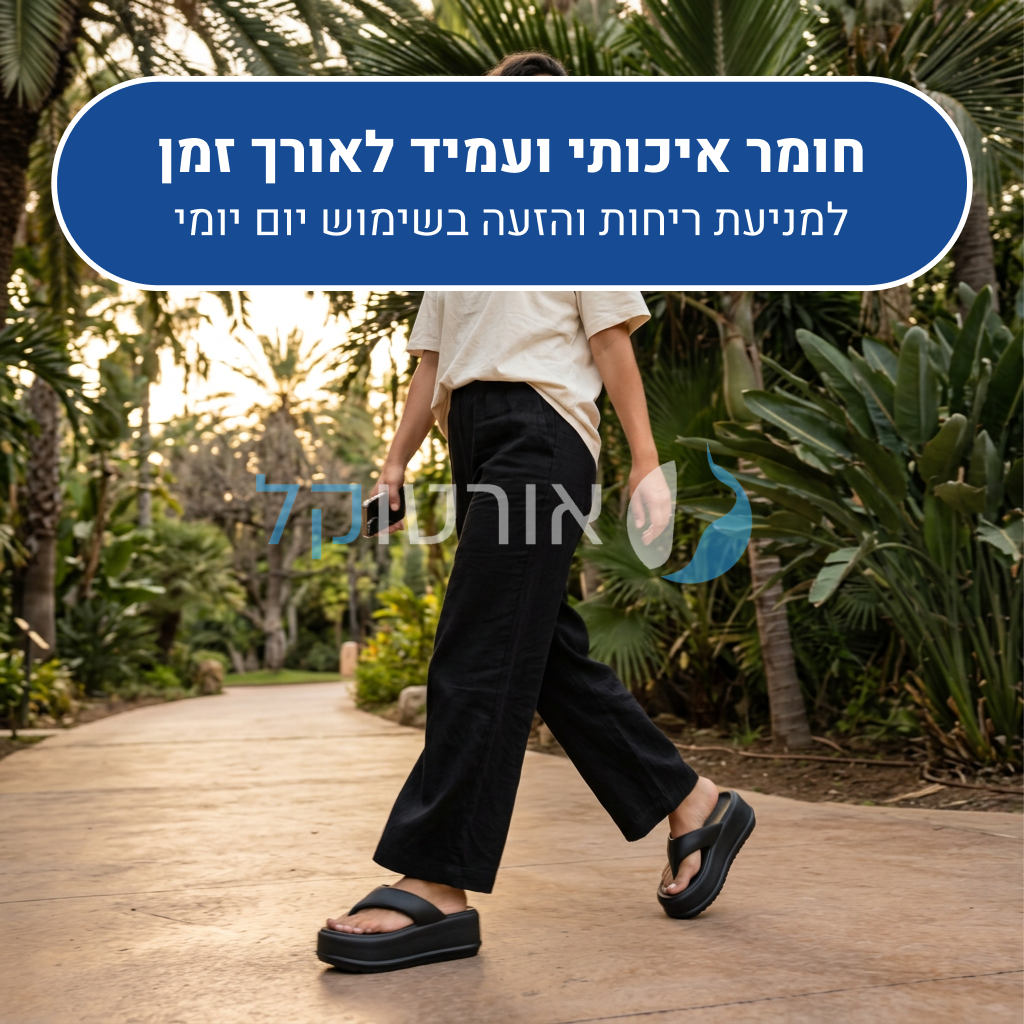 OrtoKal Classic Heels - Orthopedic Platform Slides for Foot Pain Relief