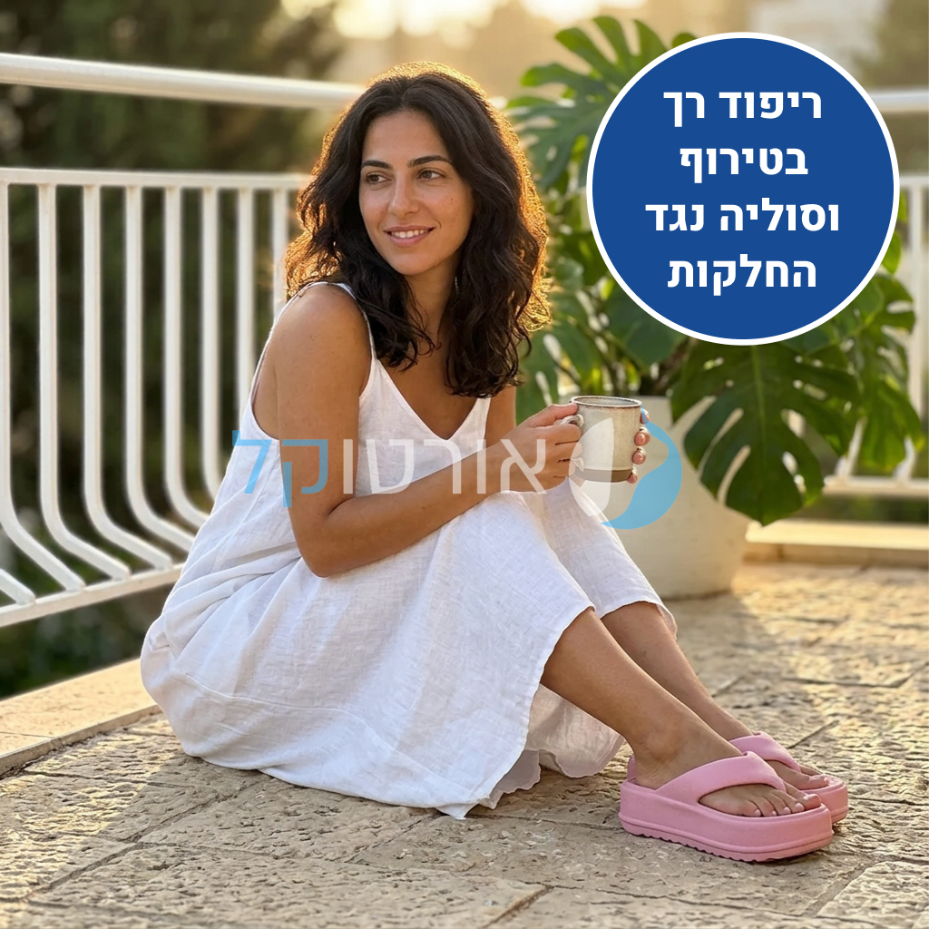 OrtoKal Classic Heels - Orthopedic Platform Slides for Foot Pain Relief