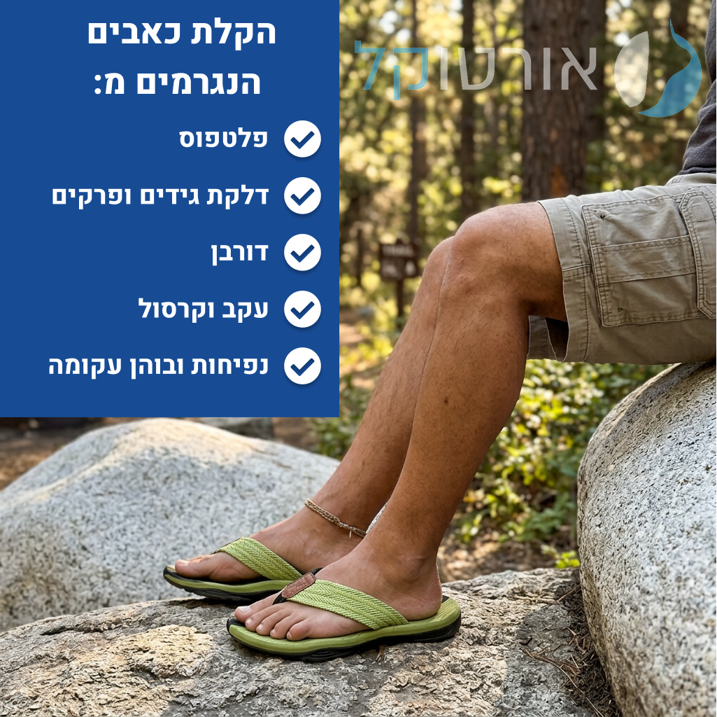 OrtoKal Lighters Pro - Orthopedic Slides for Foot Pain Relief