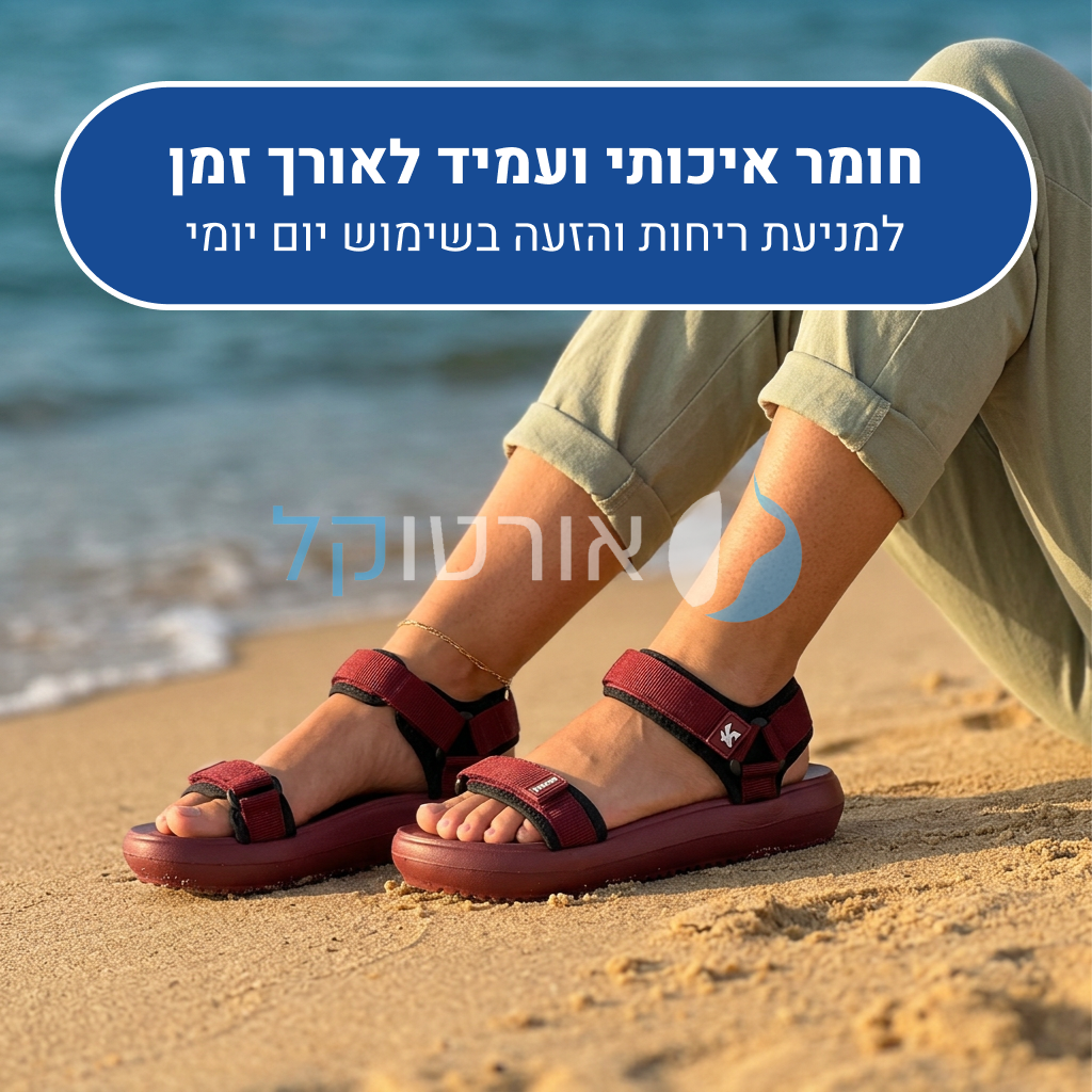 OrtoKal Travel Comfort - Orthopedic Sandals for Foot Pain Relief & Travel