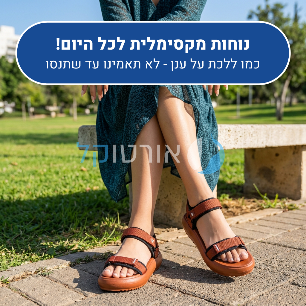 OrtoKal Travel Comfort - Orthopedic Sandals for Foot Pain Relief & Travel
