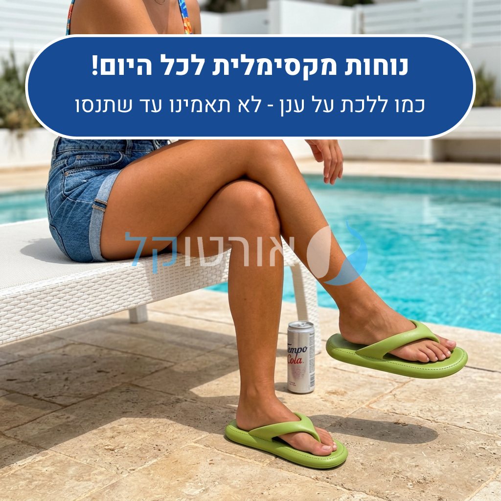OrtoKal Summer Light - Orthopedic Slides for Foot Pain Relief