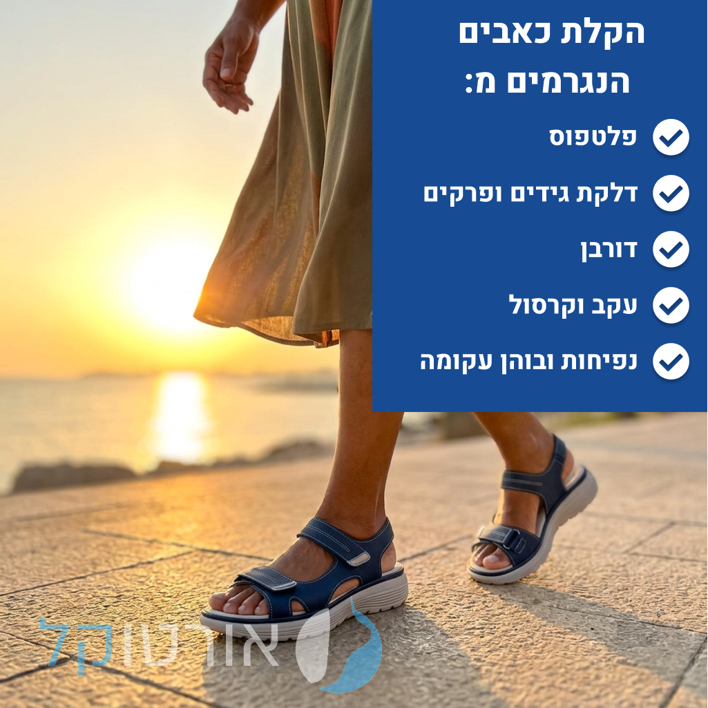 OrtoKal Sun Comfort - Orthopedic Sandals for Foot Pain Relief