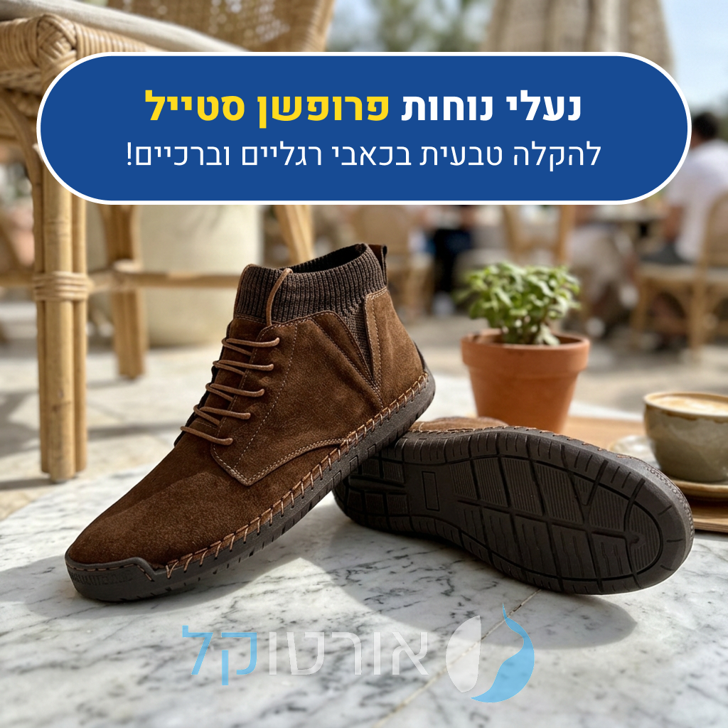 OrtoKal Profession Style - Elegant Orthopedic Shoes for Foot Pain Relief