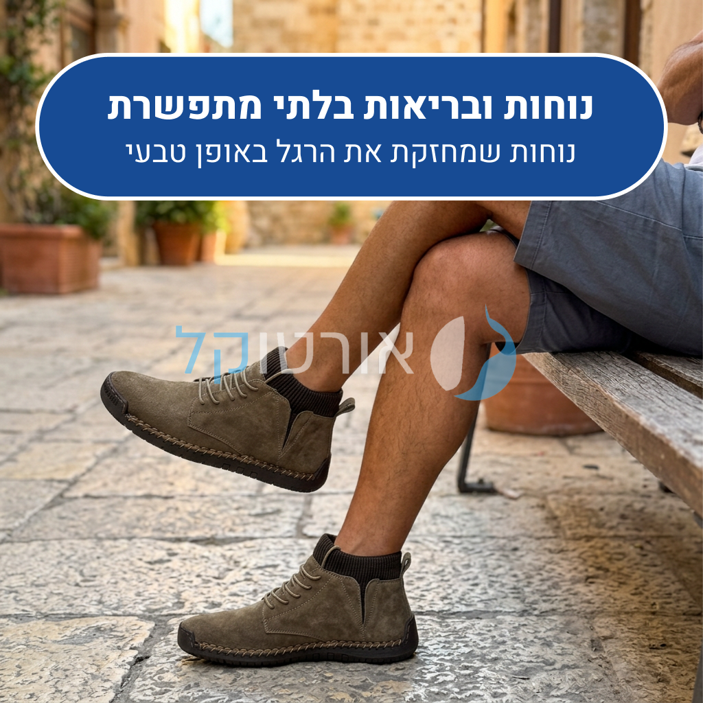 OrtoKal Profession Style - Elegant Orthopedic Shoes for Foot Pain Relief