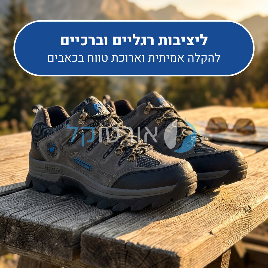 OrtoKal Hike - Comfort Hiking Shoes for Foot & Knee Pain Relief