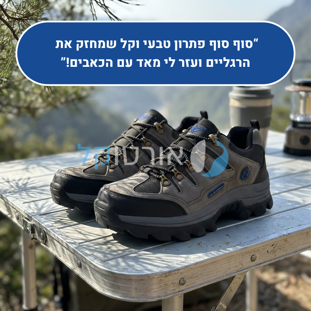 OrtoKal Hike - Comfort Hiking Shoes for Foot & Knee Pain Relief