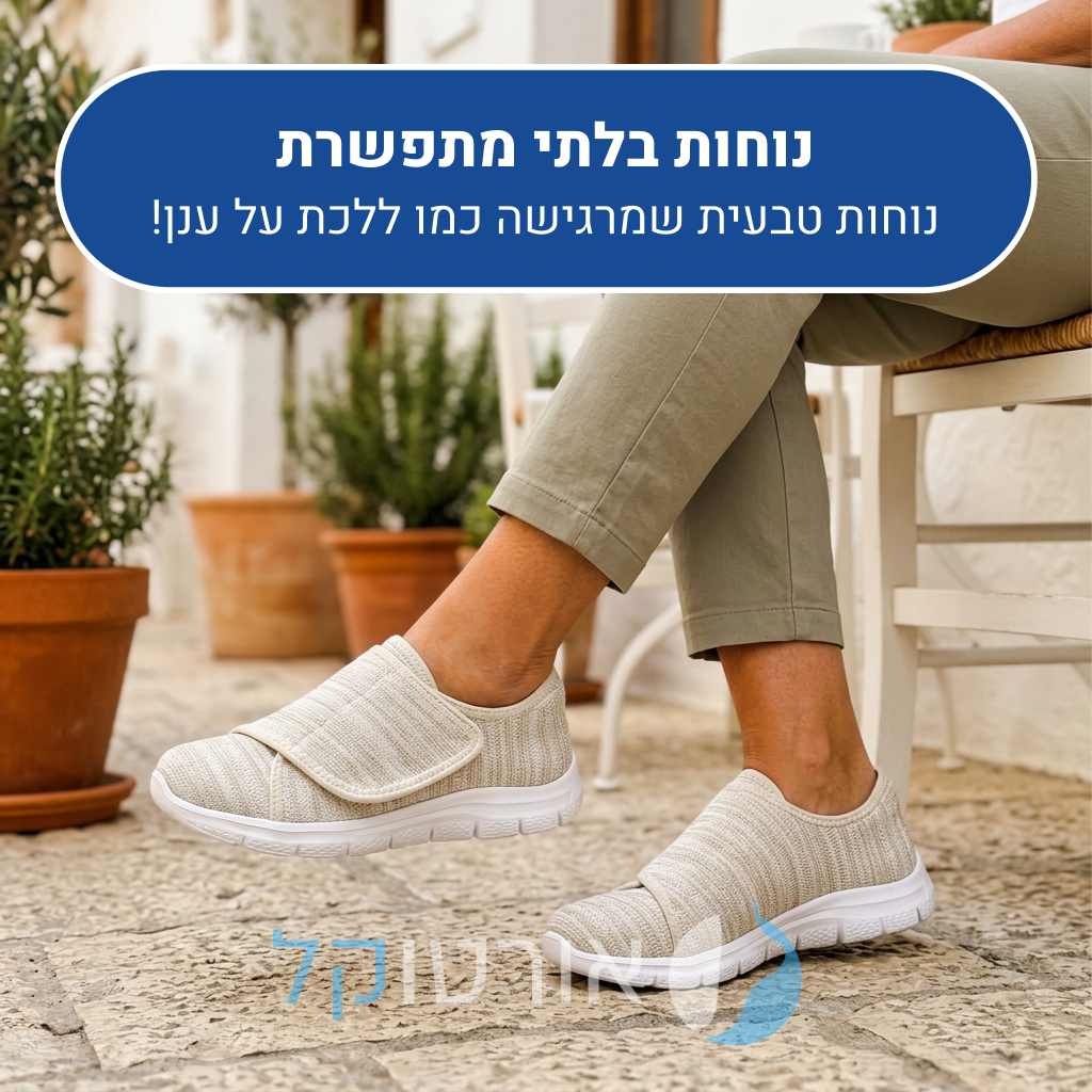 OrtoKal Comfort Touch - Orthopedic Walking Shoes for Pain Relief