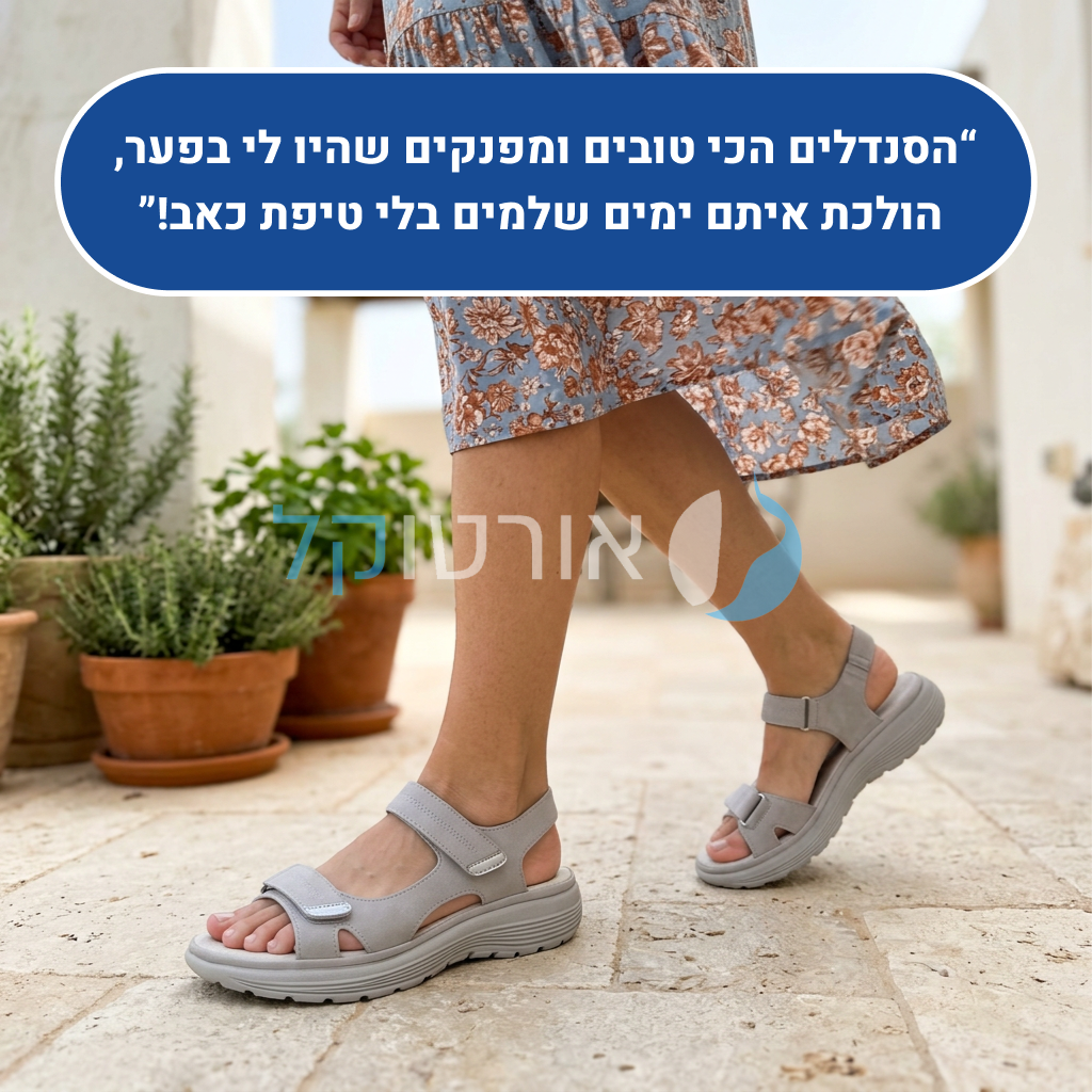 OrtoKal Easy Fit - Orthopedic Sandals for Foot Pain Relief
