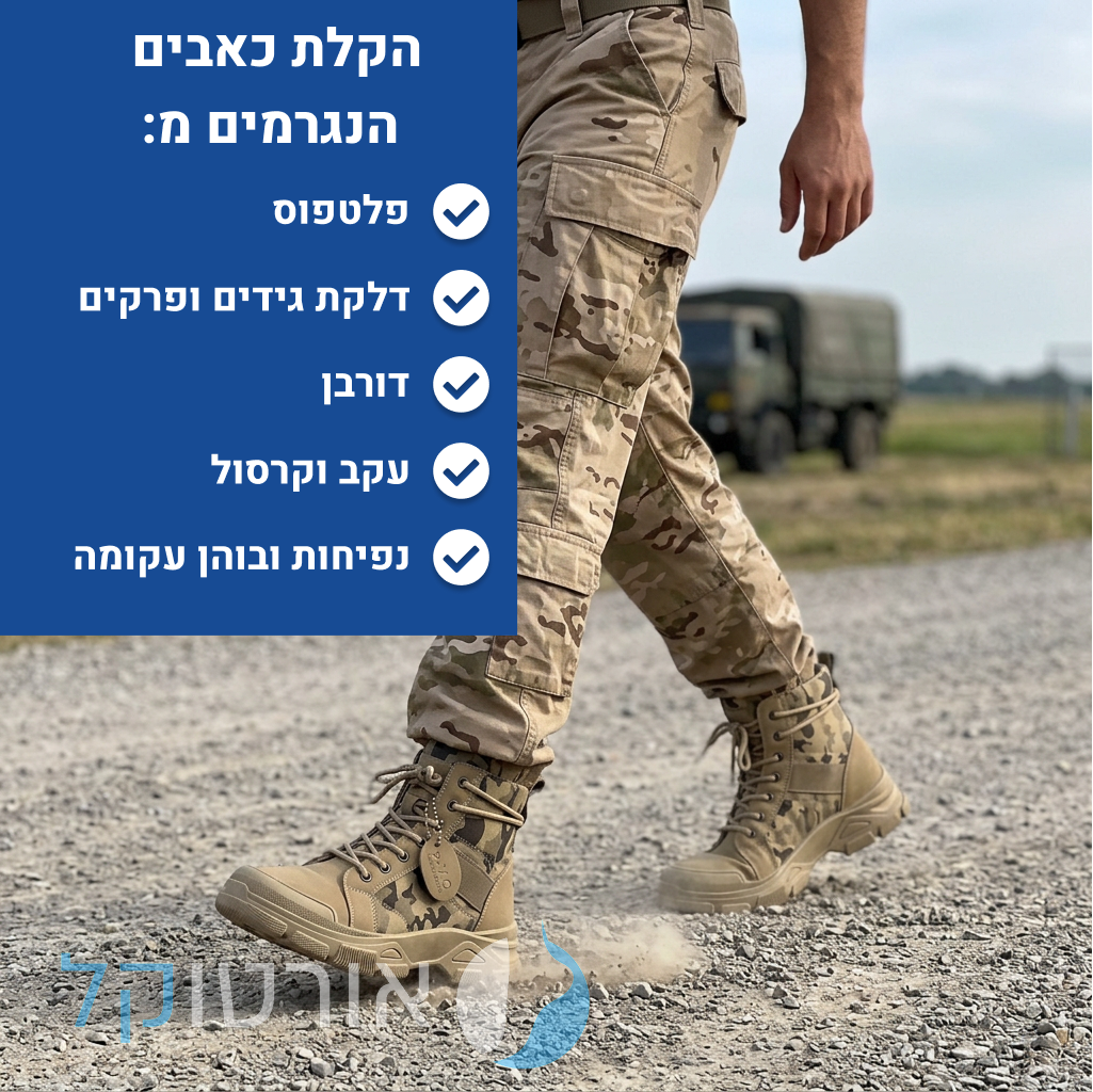 OrtoKal Military Shoes - Ergonomic Men's Shoes