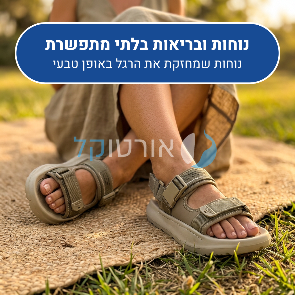 OrtoKal Flow Sandals - Orthopedic Sandals for Foot Pain Relief
