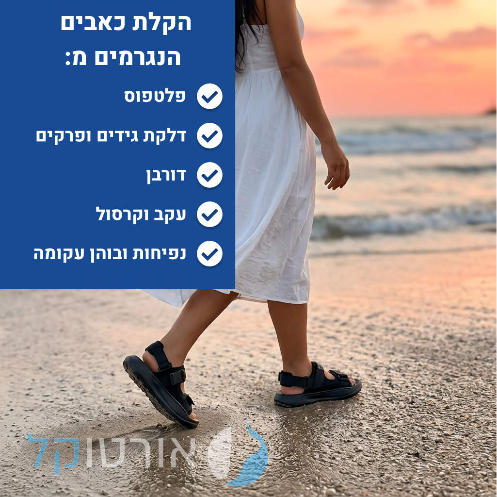 OrtoKal Flow Sandals - Orthopedic Sandals for Foot Pain Relief