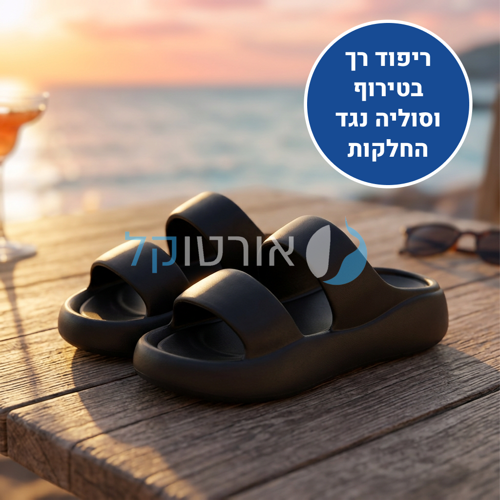 OrtoKal Comfort Height - Orthopedic Platform Slides for Foot Pain Relief