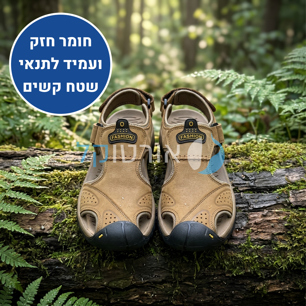 OrtoKal Track Light Sandals - Orthopedic Leather Sandals for Foot Pain Relief & Travel