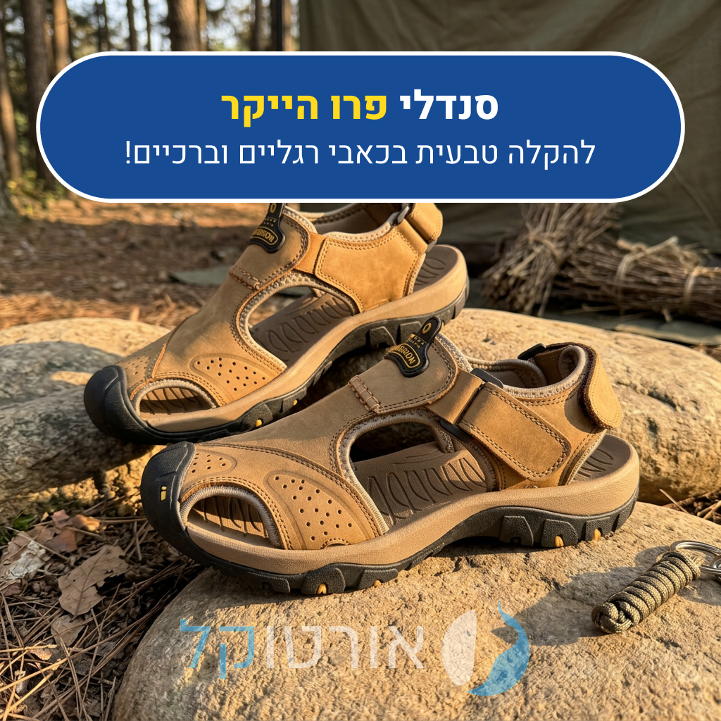 OrtoKal Pro Hiker - Orthopedic Sandals for Foot Pain Relief & Travel