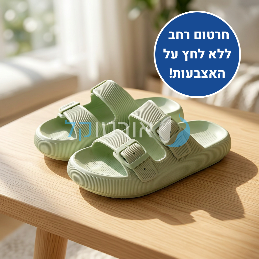 OrtoKal Air Sandals - Comfort Slides for Foot Pain Relief