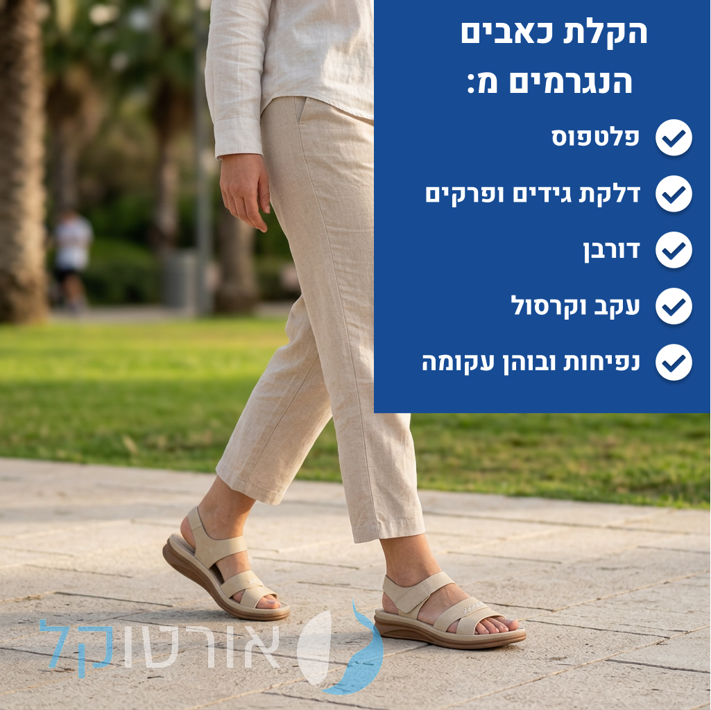 OrtoKal Light Touch - Orthopedic Sandals for Foot Pain Relief