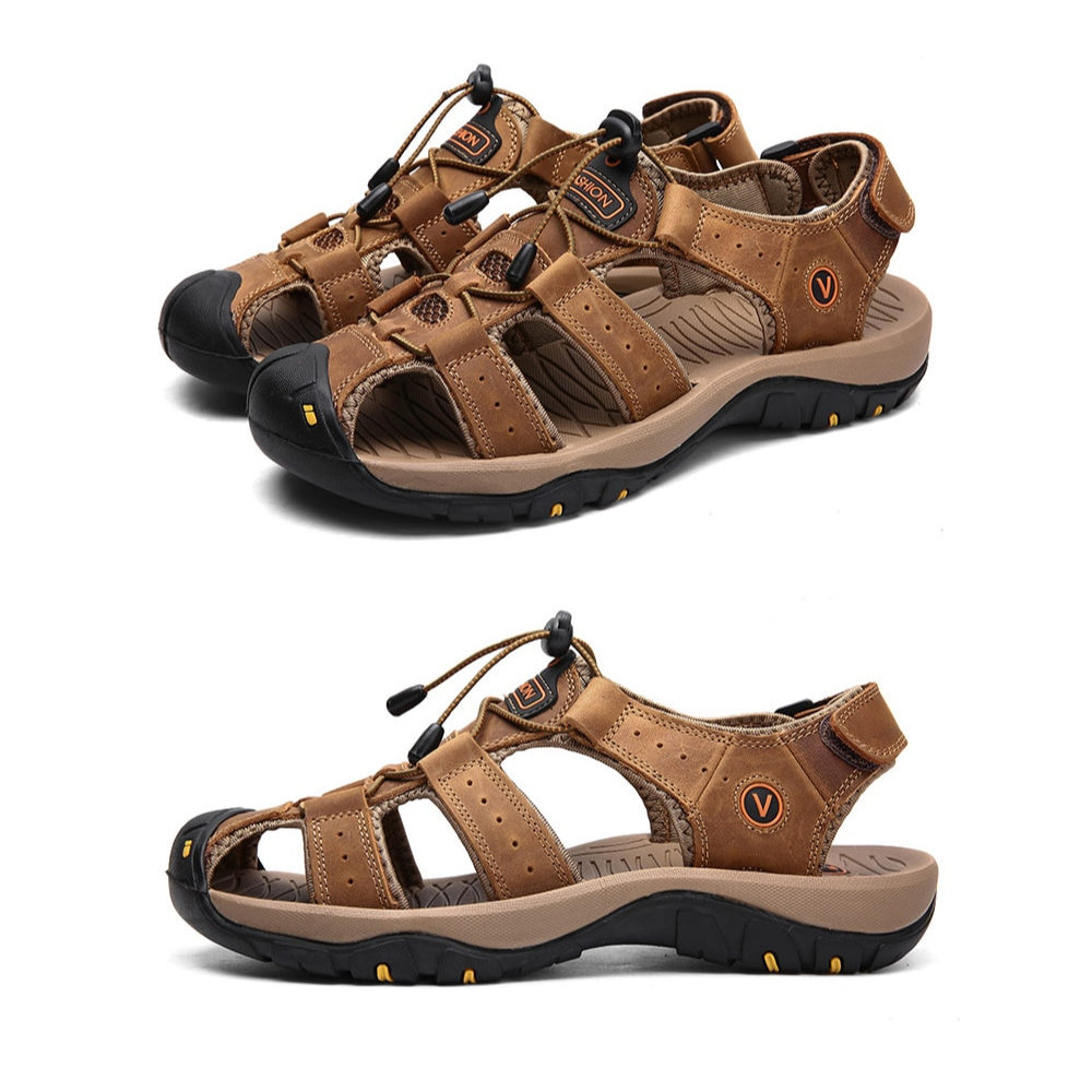 OrtoKal Pro Max Sandals - Orthopedic Leather Sandals for Foot Pain Relief & Travel
