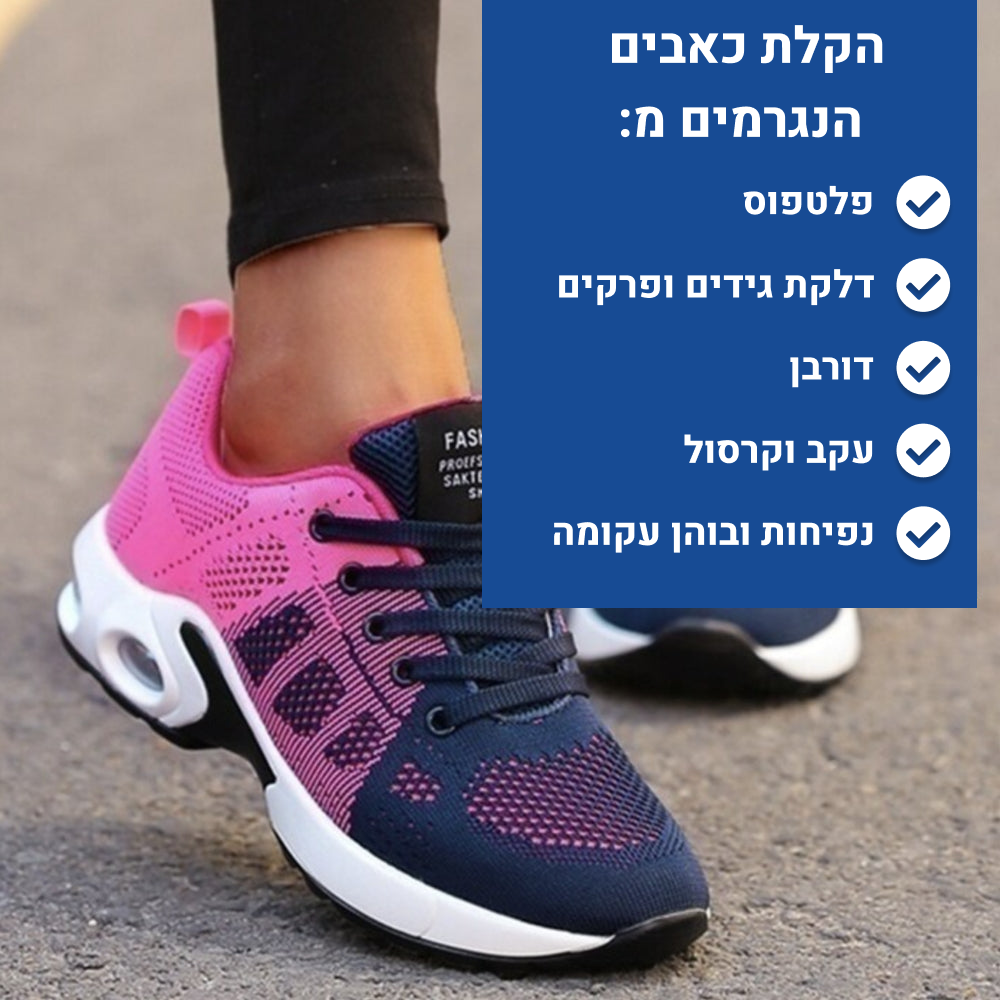 OrtoKal Prime Plus - Orthopedic Walking Shoes for Pain Relief
