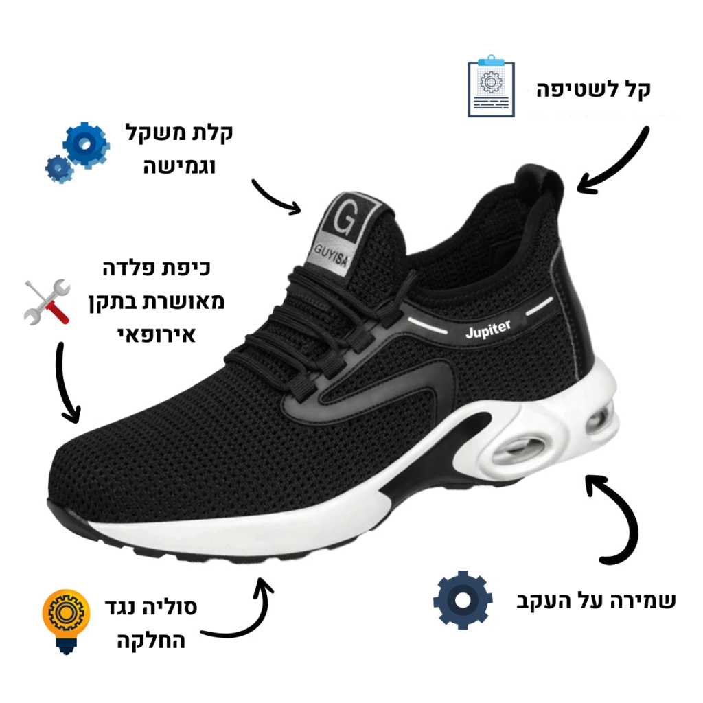 Jupiter Shoes - Ergonomic Men's Shoes for Foot Protection