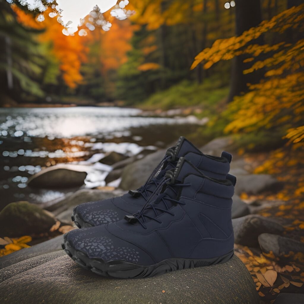 OrtoKal Winter Travel Support - Orthopedic Barefoot Boots for Foot Pain Relief & Natural Walking, Even in Winter