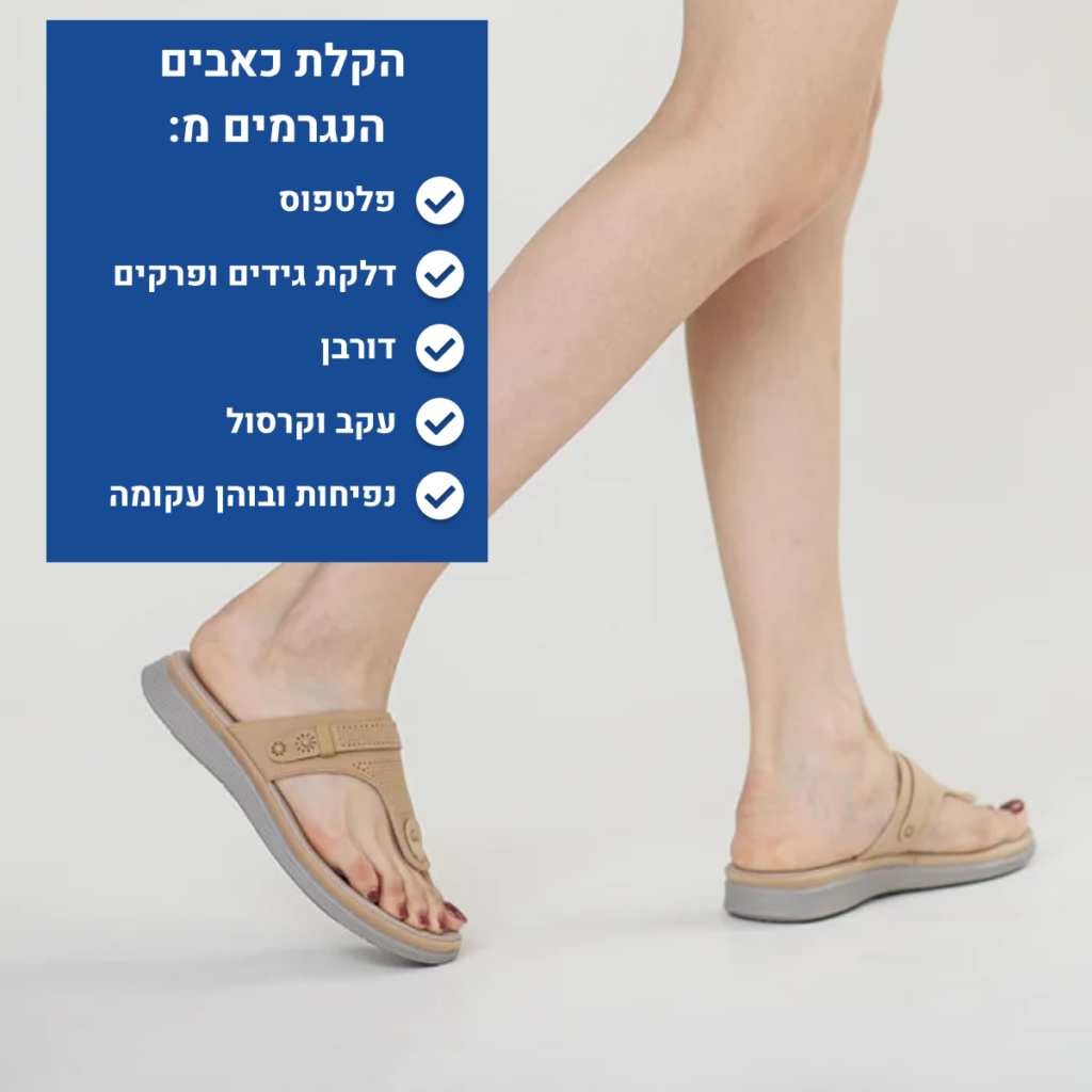 OrtoKal Summer Sandal - Orthopedic Slides for Pain Prevention & Relief