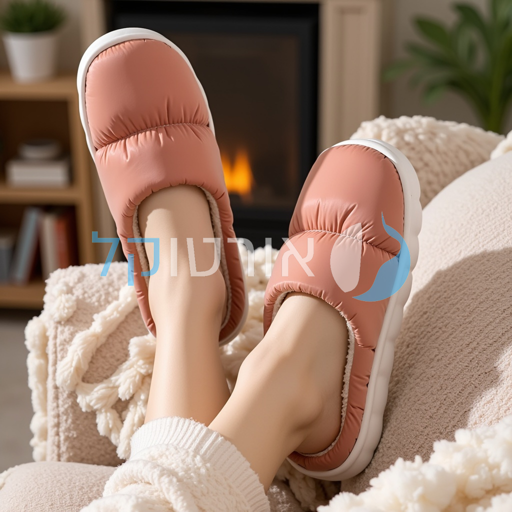 OrtoKal Winter Cloud - Orthopedic Winter House Shoes for Pain Relief & Warmth