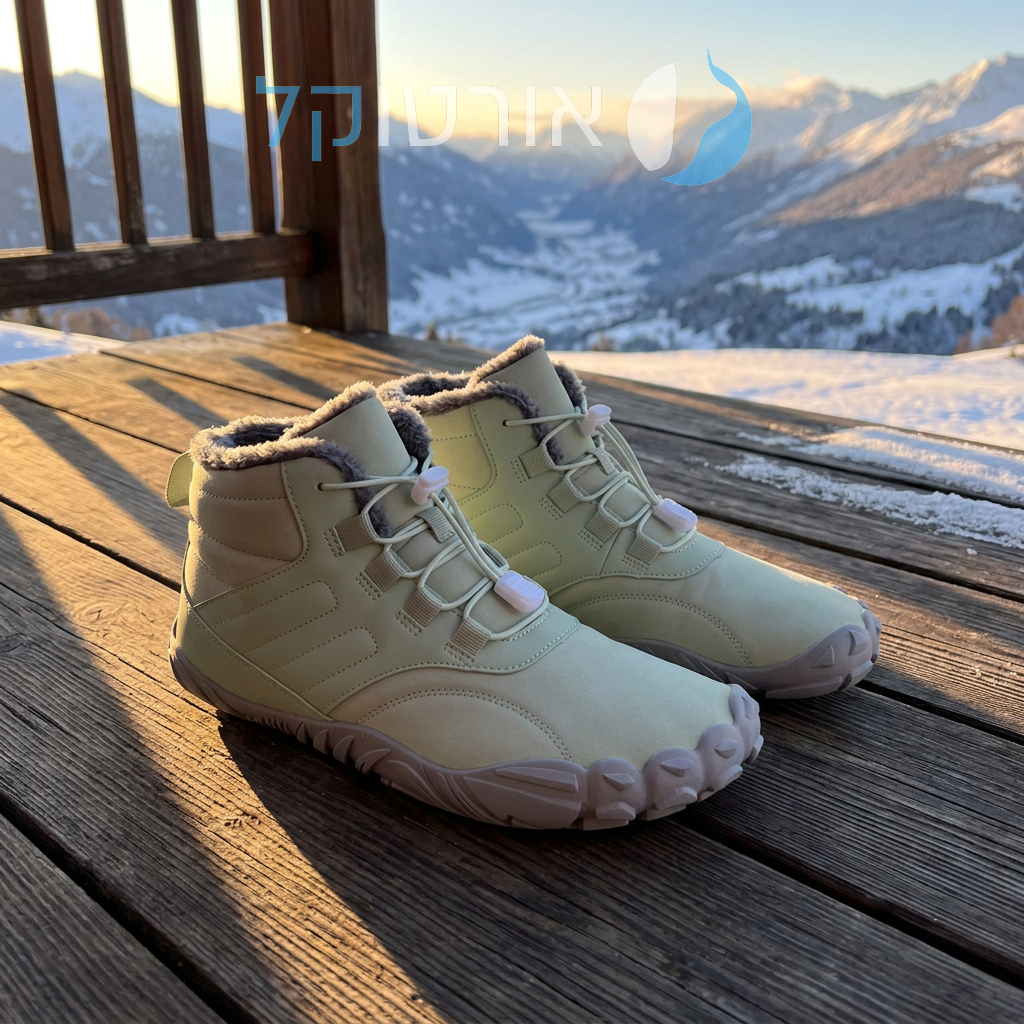 OrtoKal Winter Origin - Orthopedic Barefoot Shoes for Pain Relief, Even in Winter