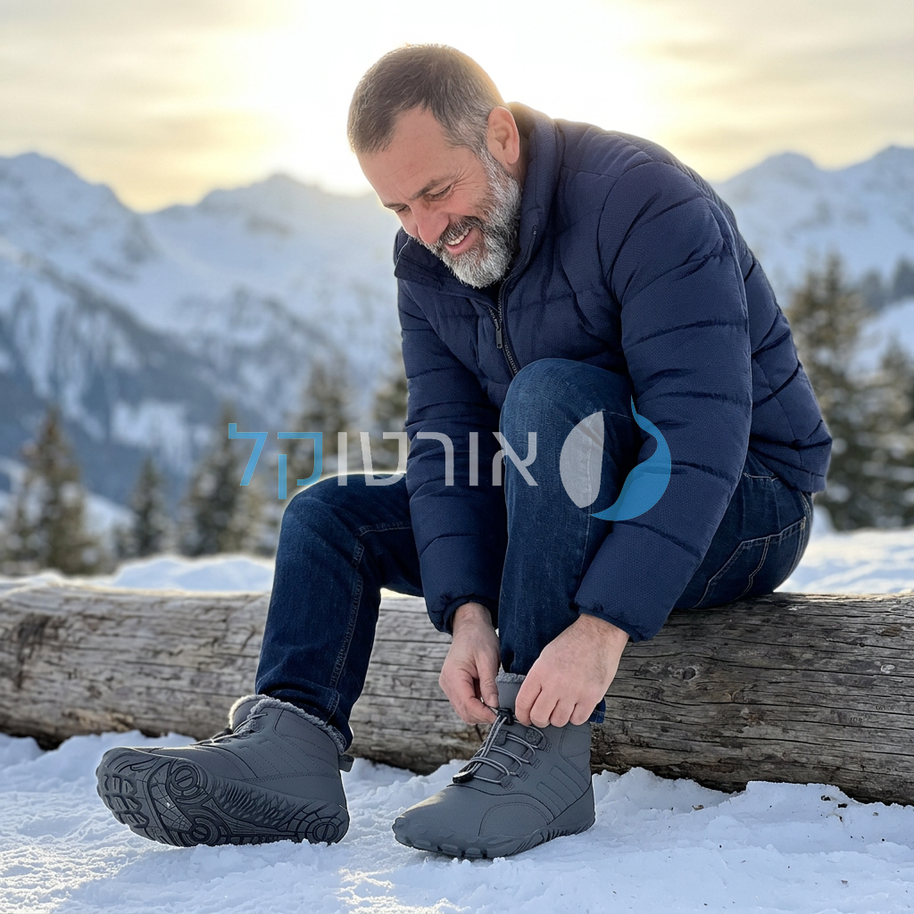 OrtoKal Winter Origin - Orthopedic Barefoot Shoes for Pain Relief, Even in Winter