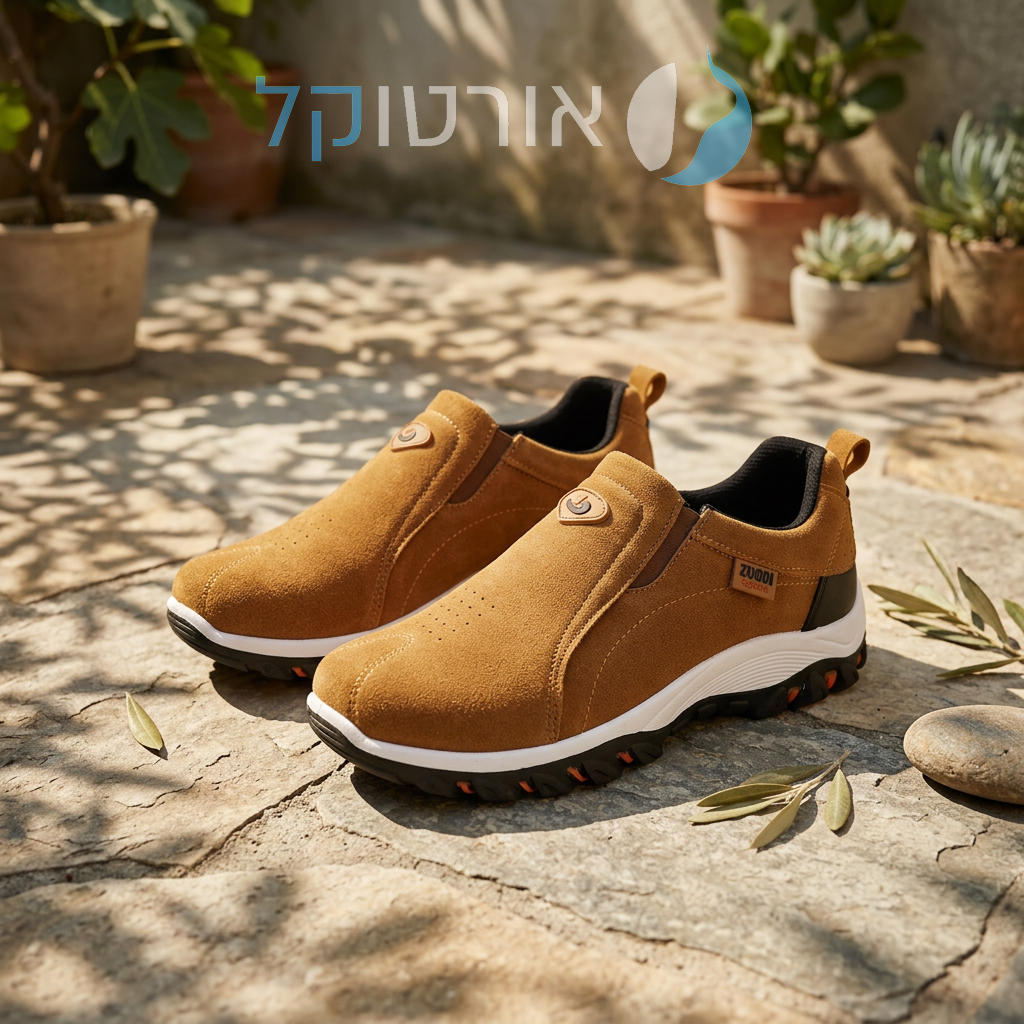 OrtoKal Hybrid - Orthopedic Leather Shoes for Pain Relief