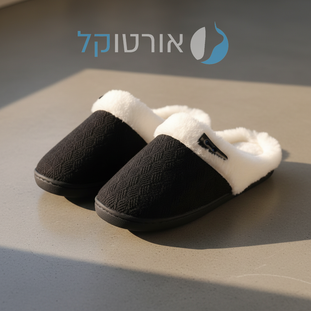 OrtoKal Cushion Hug - Orthopedic Winter House Shoes for Pain Relief & Warmth