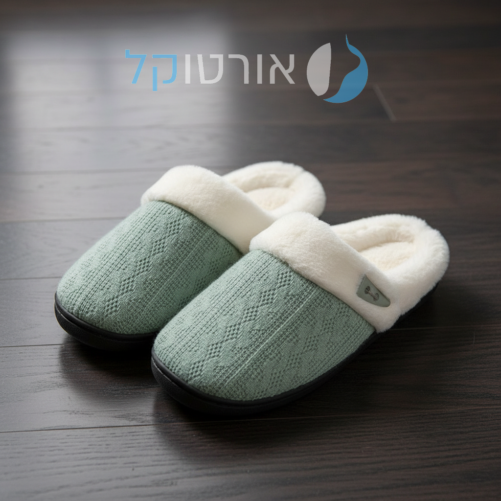 OrtoKal Cushion Hug - Orthopedic Winter House Shoes for Pain Relief & Warmth