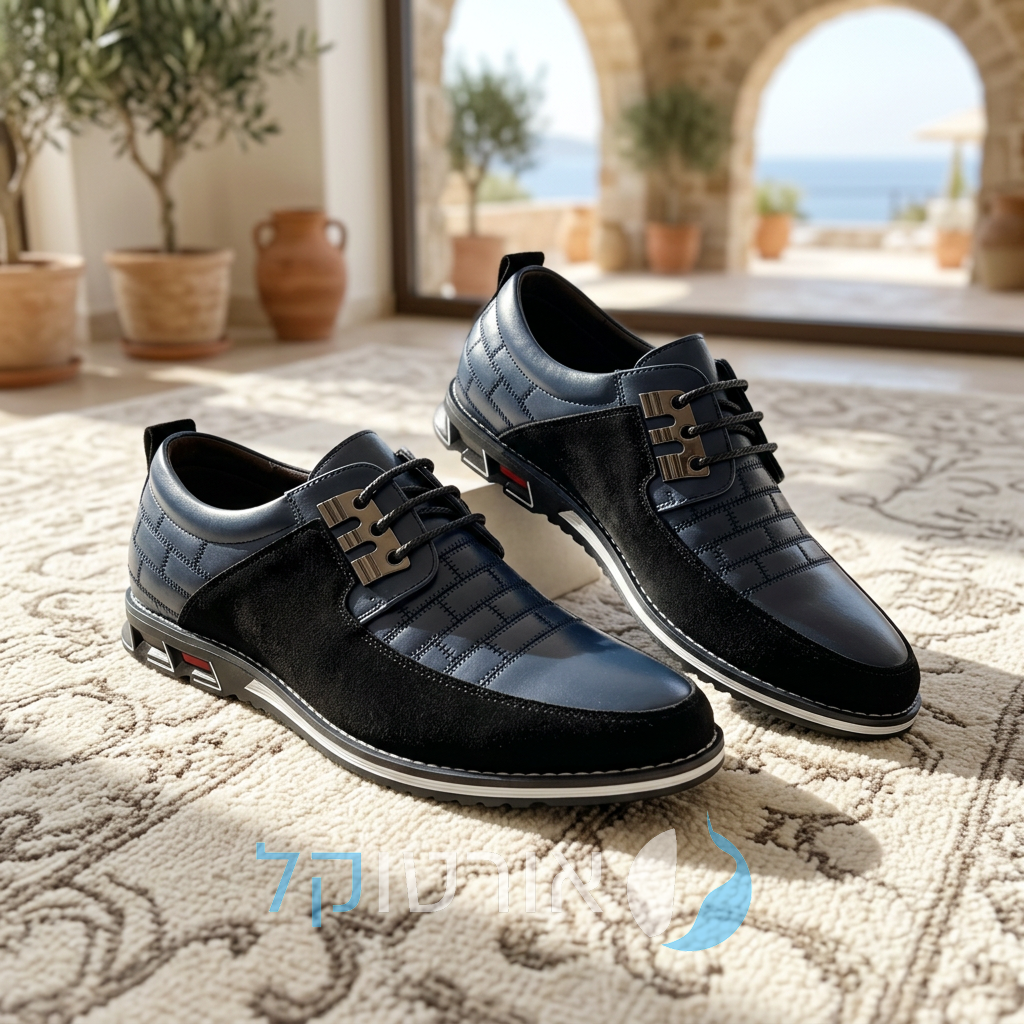 OrtoKal Class Plus - Orthopedic Leather Shoes for Pain Relief