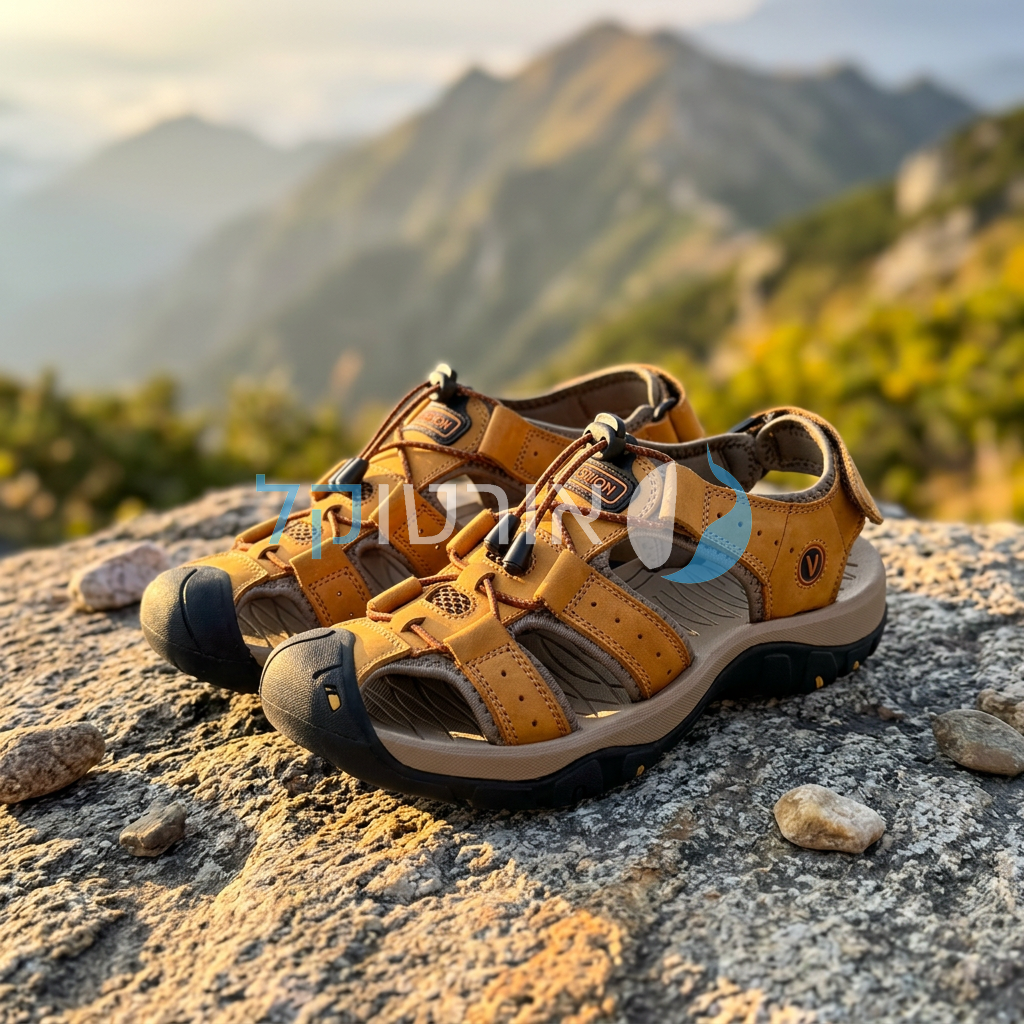 OrtoKal Pro Max Sandals - Orthopedic Leather Sandals for Foot Pain Relief & Travel