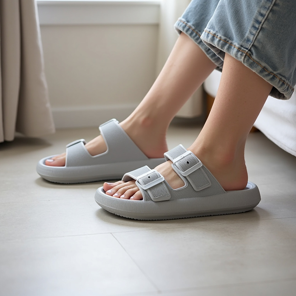 OrtoKal Air Sandals - Comfort Slides for Foot Pain Relief
