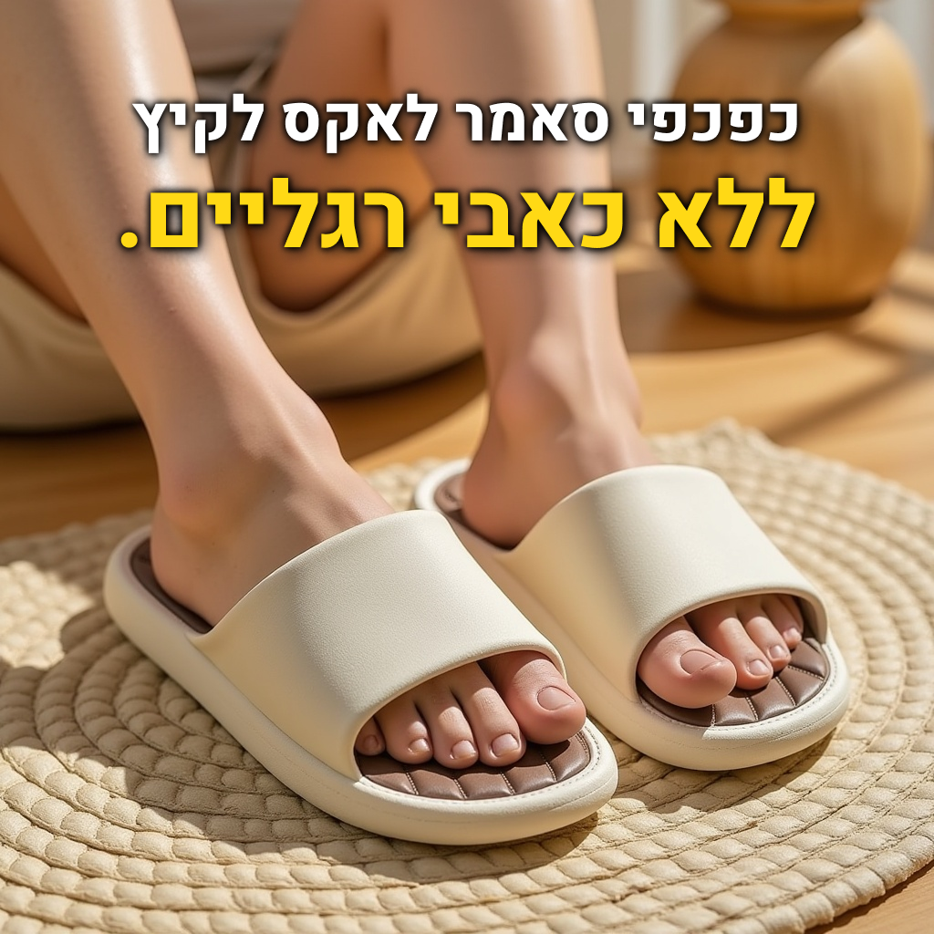OrtoKal Summer Lux - Premium Orthopedic Slides for Foot Pain Relief