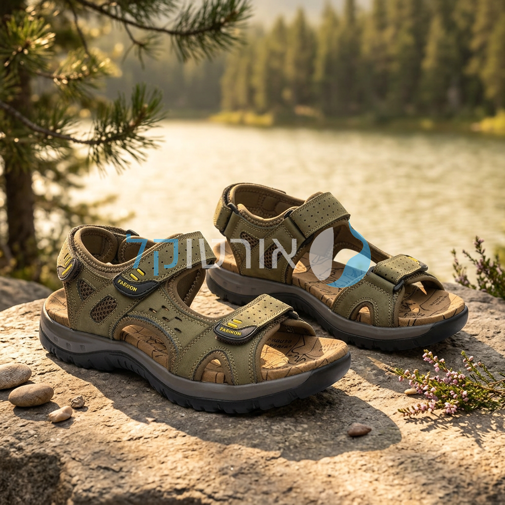 OrtoKal Adventure Sandals - Orthopedic Leather Sandals for Foot Pain Relief & Travel