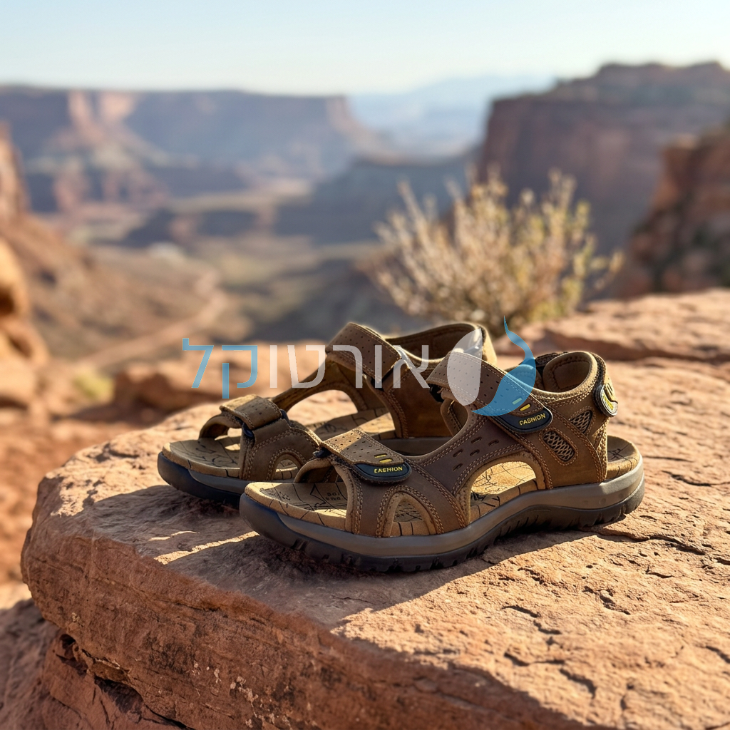 OrtoKal Adventure Sandals - Orthopedic Leather Sandals for Foot Pain Relief & Travel