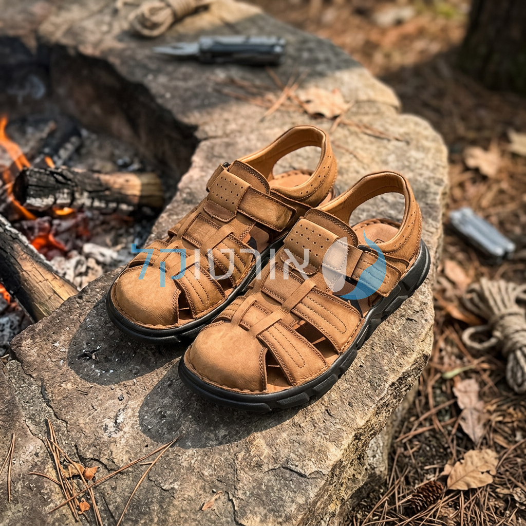 OrtoKal Open Air Pro Sandals - Orthopedic Leather Sandals for Foot Pain Relief & Travel