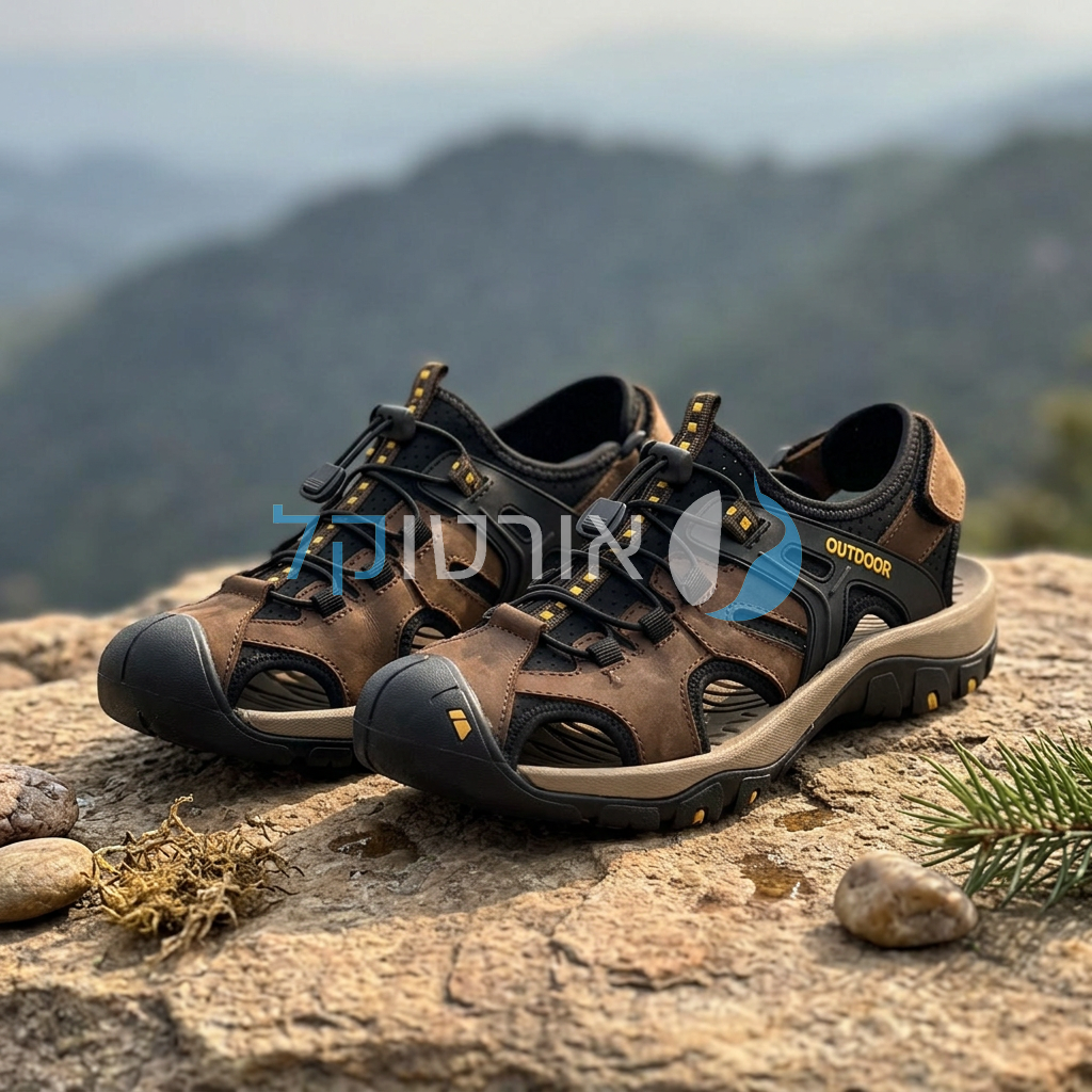 OrtoKal Pro Traveler Sandals - Orthopedic Leather Sandals for Foot Pain Relief & Travel