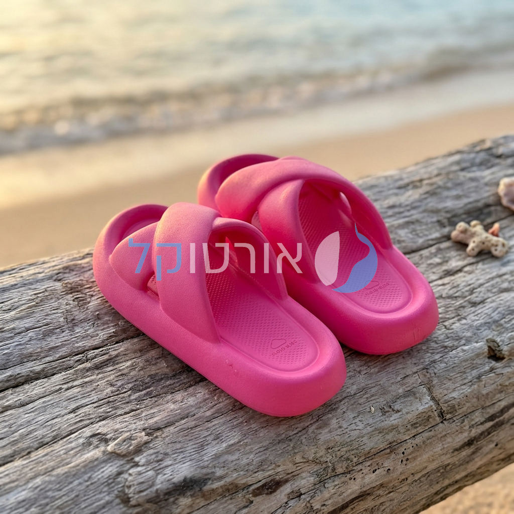 OrtoKal High Freedom - Padded Fashion Orthopedic Slides for Foot Pain Relief