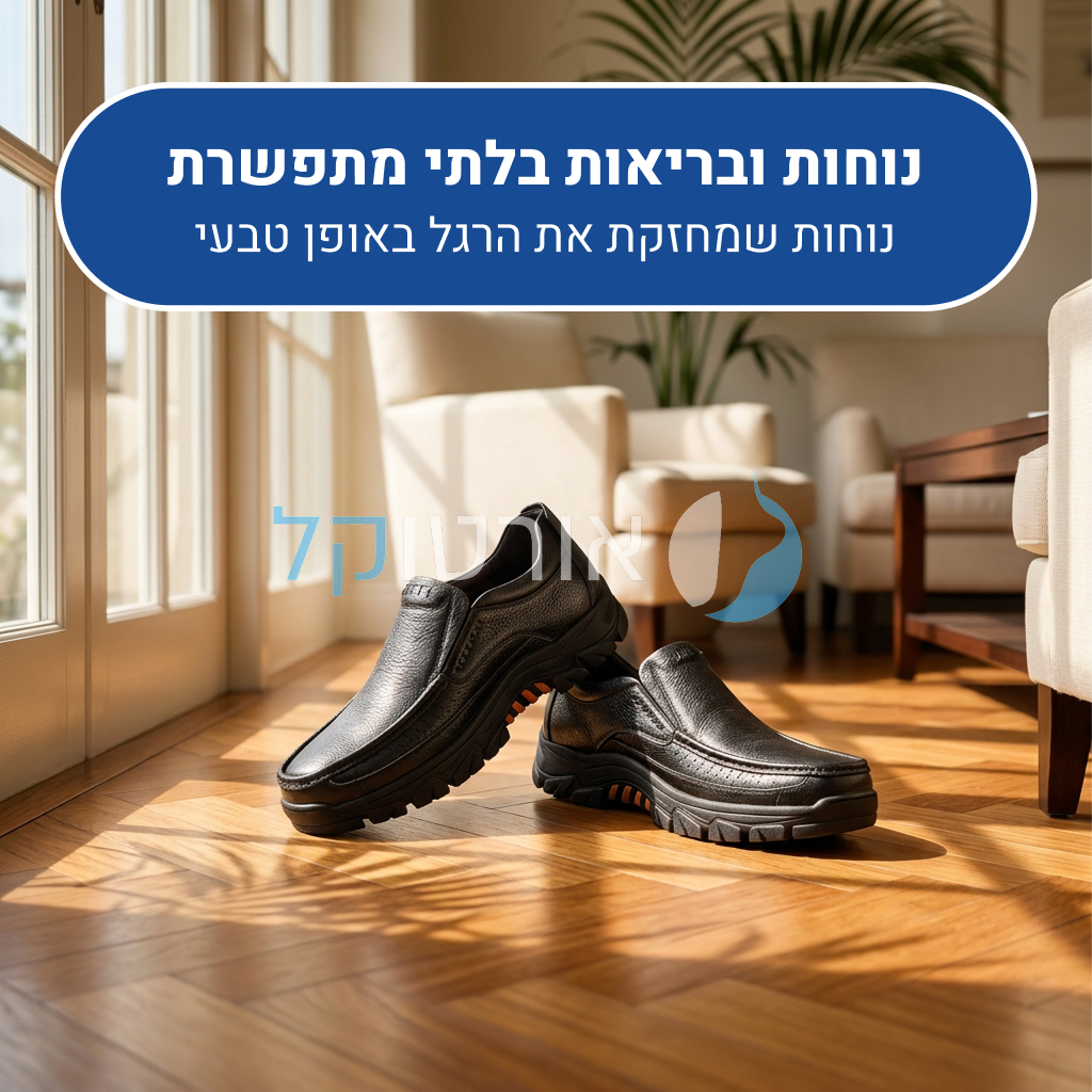 OrtoKal Lux - Orthopedic Leather Shoes for Pain Relief