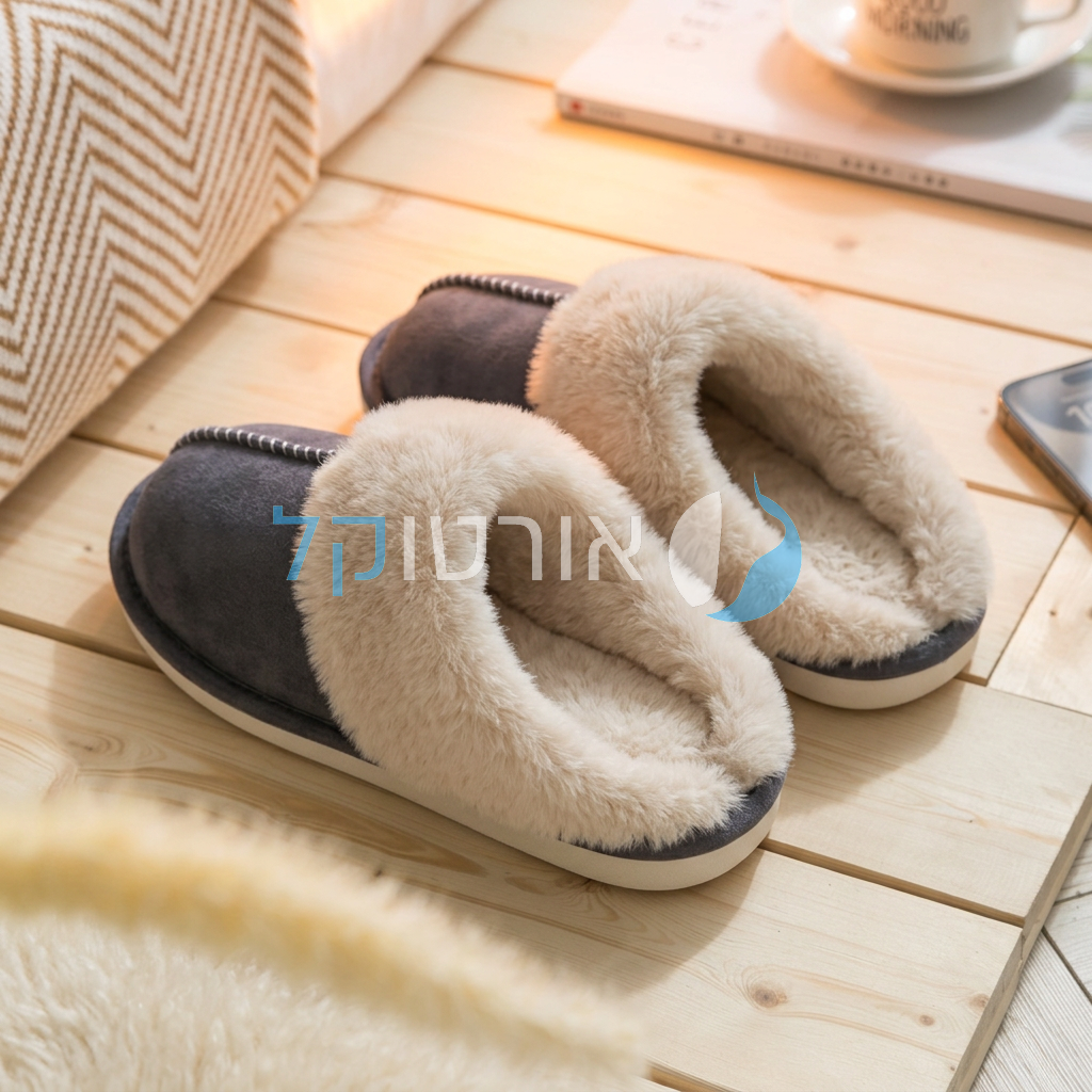 OrtoKal Home Relax - Orthopedic Winter House Shoes for Pain Relief & Warmth