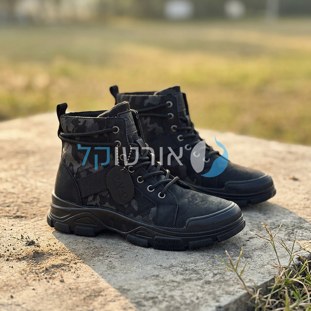OrtoKal Military Shoes - Ergonomic Men's Shoes