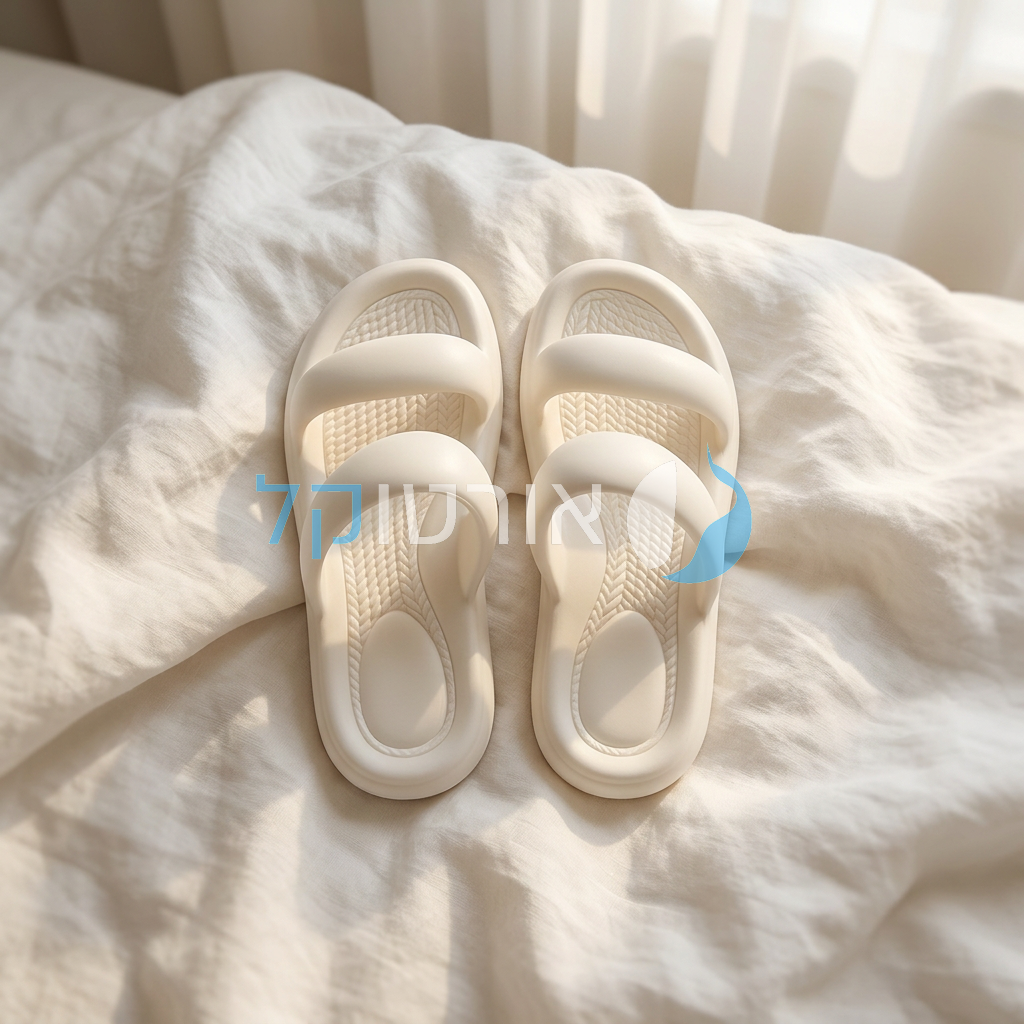 OrtoKal Fluffy Deluxe - Orthopedic Slides for Foot Pain Relief