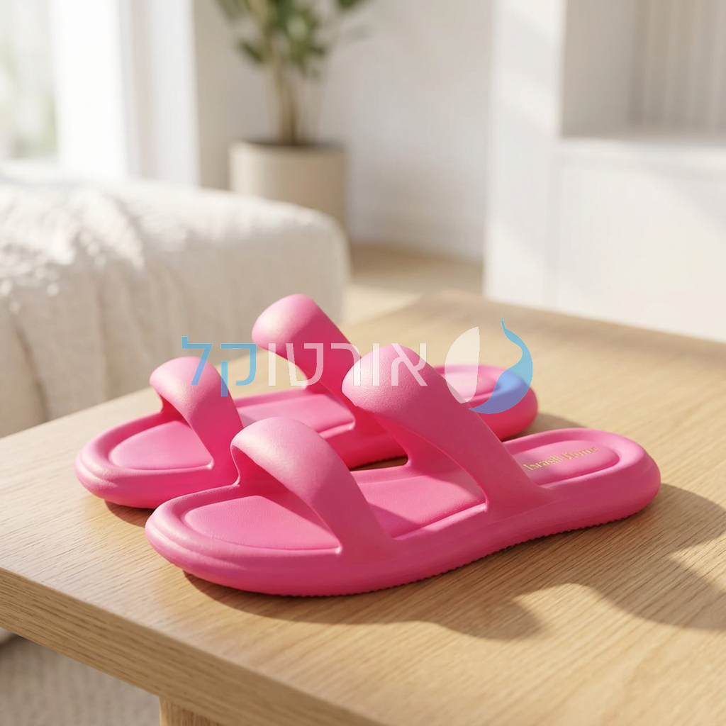 OrtoKal Fluffy Deluxe - Orthopedic Slides for Foot Pain Relief