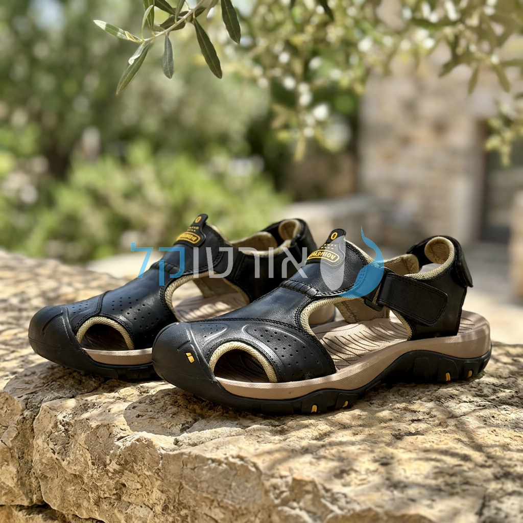 OrtoKal Track Light Sandals - Orthopedic Leather Sandals for Foot Pain Relief & Travel