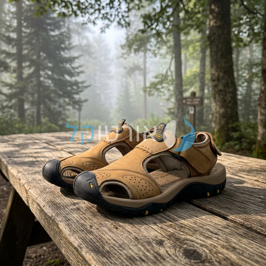 OrtoKal Track Light Sandals - Orthopedic Leather Sandals for Foot Pain Relief & Travel