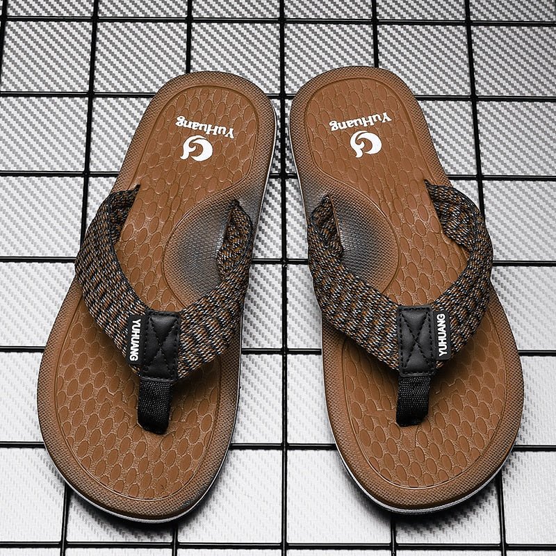 OrtoKal Summer Protect Pro - Men's Fashion Orthopedic Slides for Foot Pain Relief
